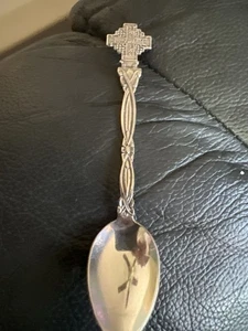 Vintage Silver Plated Jerusalem Spoon 4 1/2”L - Picture 1 of 2