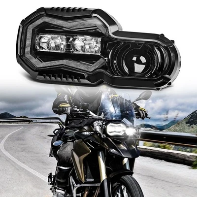 LED Headlight HI-LO DRL For BMW F800GS 2008-2018 F700GS 2013-2018 F650GS 2008-17 - Image 1 of 4