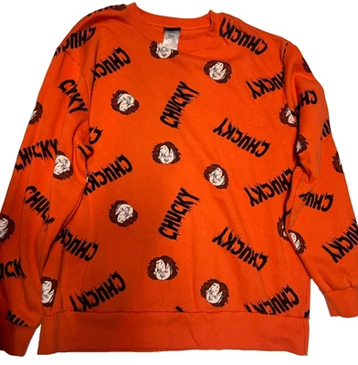 Толстовка Chucky оранжевая фильм ужасов размер средний - Изображение 1 из 4