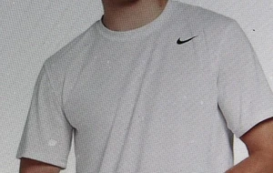 Nike Men's Legend Dri-FIT Poly Short Sleeve Tee Shirt White 384407 NWT S - Picture 1 of 1