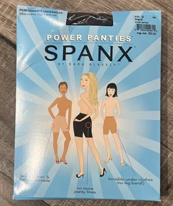 Spanx Power Panties Performance Shapewear Size G Black New In Box - Picture 1 of 2