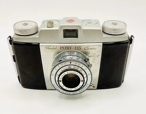 Vintage Kodak Pony 135 Camera With 44mm F/3.5 Anaston Lens Flash 300 Shutter - Picture 1 of 8