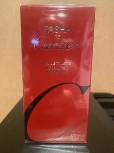 Pasha de Cartier 100ml 3.3 Fl Oz Eau De Toilette Spray For Men, New, Sealed Box  - Picture 1 of 5
