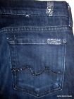 7 For All Mankind Womens 25 X 34 Bootcut Jeans Crystal Lake Hollywood Dark