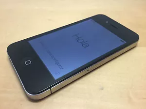 Utilisé - Apple IPHONE 4 Black Noir 32GB Libre - Fonctionne À - Photo 1 sur 1
