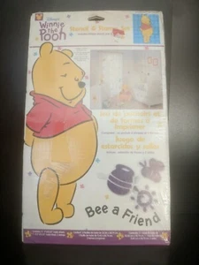 Plaid - Disney's Winnie the Pooh "Bee a Friend" Stencil & Stamp Set New ~ trl8#7 - Picture 1 of 4