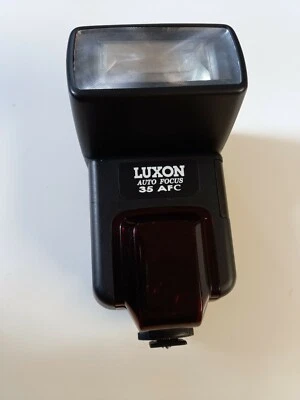 Elektronik Blitzgerät Luxon Autofocus 35 AFC TTL für Canon AF u EOS - Bild 1 von 4