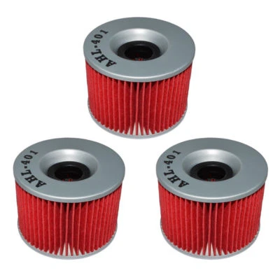 4x Oil Filter For KAWASAKI KZ440 KZ550 KZ650 KZ1000 KZ1100 Replace HF401 KN401 - Image 1 of 4