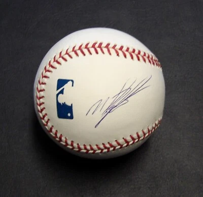 Miguel Tejada Firmado Oficial MLB Grandes Ligas Béisbol JSA Autenticado Foto 1 de 4