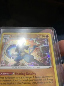Pokemon Card Brilliant Stars Lucario 79/172 Rare Holo Crimp ERROR - Picture 1 of 4