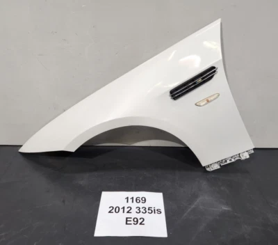 ✅ 07-13 OEM BMW E92 E93 335i Front Left Driver Side Fender Panel White A96 * - Image 1 of 4