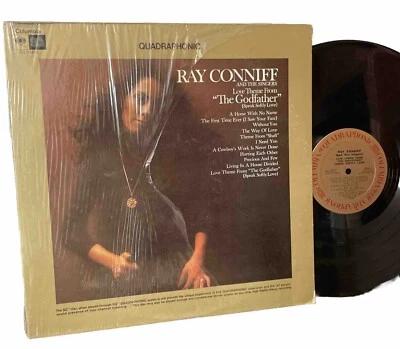 RAY CONNIFF: THEME FROM THE GODFATHER Vinyl LP 1974 Columbia Quadraphonic VG+VG+ - Image 1 of 4