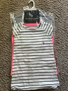 U.S.Polo Assn 2 piece girl long sleeves top size M(10/12) - Picture 1 of 3