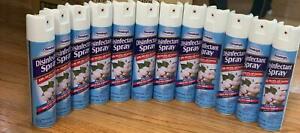 Pack of 12 disinfectant sprays LINEN scent KILLS 99.9% OF GERMS 6 OZ 