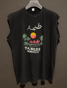 Camiseta recuerdo Marruecos vintage años 70-80 - Imagen 1 de 6