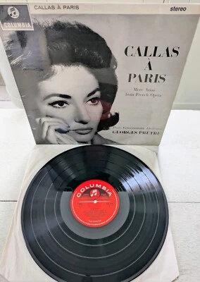 MARIA CALLAS Callas A Paris UK 1963 Stereo SAX 2503 Pretre Conservatoire Booklet - Image 1 of 4