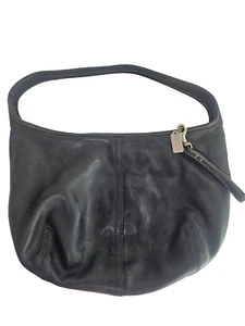 Vintage Coach Black Leather Ergo Hobo Shoulder Bag Handbag Purse 9219 - Picture 1 of 8