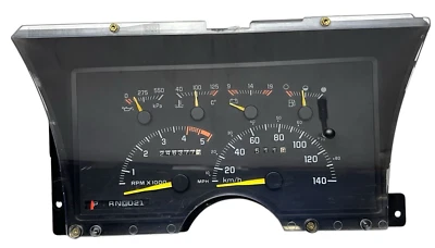 1992-1994 Chev Silverado GMC Sierra C/K Automatic Speedometer Cluster Gauge - Image 1 of 4