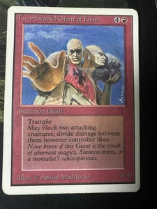 MTG Two-Headed Giant of Foriys Unlimited Magic the Gathering Card - Picture 1 of 2