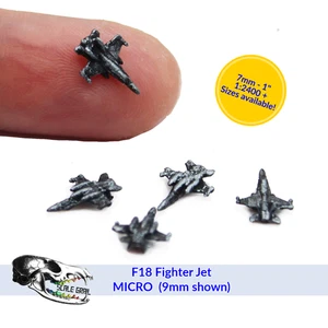 F18 Fighter Jet 1:2400 Microscale for dollhouse and diorama by The Scale Grail - Picture 1 of 5