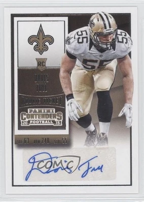 2015 Panini Contenders Rookie Ticket Davis Tull (Team Logo) #142 Rookie Auto RC - Image 1 of 2