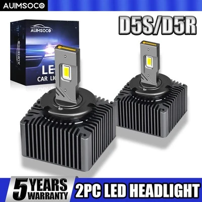 Kit de 2 faros LED D5S D5R haz H/L blanco frío para Audi A4 Allroad 2017-2024 Foto 1 de 4