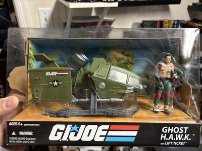 Boneco GI Joe 25º Aniversário Ghost Hawk Lift Ticket 3,75" 2008 Hasbro lacrado - Imagem 1 de 2