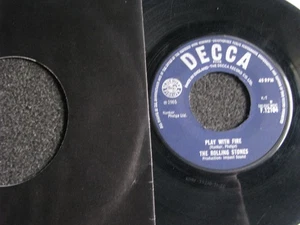 The Rolling Stones-The Last Time 7" Vinyl-1965 UK-DECCA-F.12104 - Imagen 1 de 2
