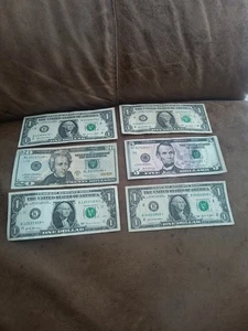 Star Notes mixed Lot.29 Dollars Face Value Used..Getting Harder To Find - Picture 1 of 5