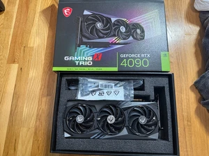 MSI GeForce RTX 4090 GAMING X TRIO 24GB GDDR6X Graphics Card - Afbeelding 1 van 9