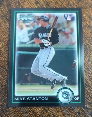 Bowman Chrome Mike Giancarlo Stanton Rookie RC #198 2010 Foto 1 de 2