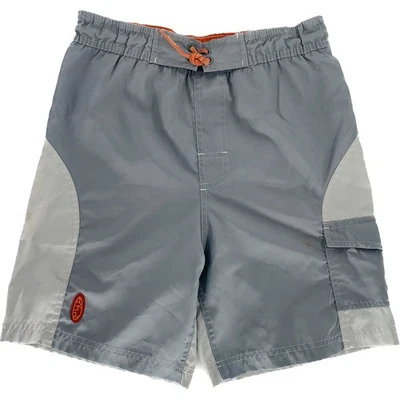 Pantalones Cortos de Natación Sand And Sun Niños 10-12 M Gris Naranja Bolsillos Interior Bolsillo Imperfecto Foto 1 de 4