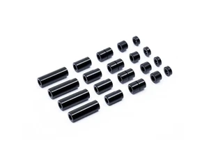 Juego de espaciadores de aluminio Tamiya MINI 4X4 actualización negro Corea 25 aniversario 92432 - Imagen 1 de 2