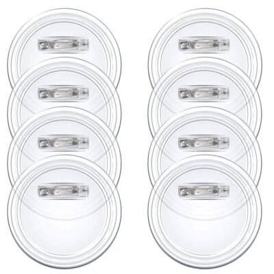 20 Set Clear Button Pins For Crafts，Plastic Button Making KitBlank Button Pin... - Image 1 of 4