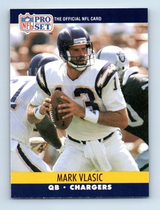 1990 Pro Set Mark Vlasic San Diego Chargers #634