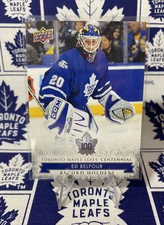 2017 Upper Deck Toronto Maple Leafs Centennial Record Holders Ed Belfour 136