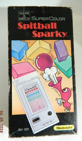 ULTRA RARE NINTENDO GAME & WATCH SPITBALL SPARKY BU-201 IN BOX