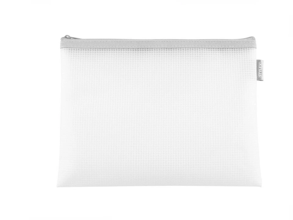 5 Reißverschlusstaschen A5, grau-transparent Dokumententasche Sammelmappe - Bild 1 von 1