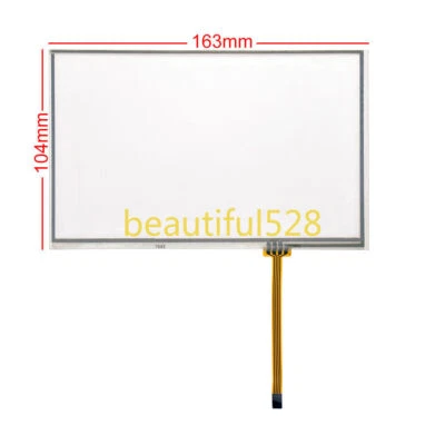  7 inch 165*104mm 4 wire Resistive Touch Screen AT070TN82 Glass Panel 164*103mm - Image 1 of 4
