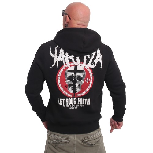SACAI Nuova Felpa con Cappuccio Yakuza Uomo Faith Nera