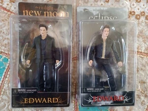2 Edward Figurines Twilight New Moon & Eclipse Factory Sealed Vampire Boyfriend - Picture 1 of 2