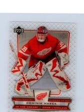 HOCKEY CARD UPPER DECK McDONALD'S 2007 IN THE CREASE DETROIT DOMINIK HASEK NO108