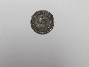 Old Hungary Coin - 1895 2 Filler - Circulated, bent, scratches, rim dings - Picture 1 of 2