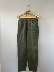 Vintage 90s Y2K Union Bay Women’s Green High Rise Dark Wash Pants Size 9/10 - Picture 1 of 9