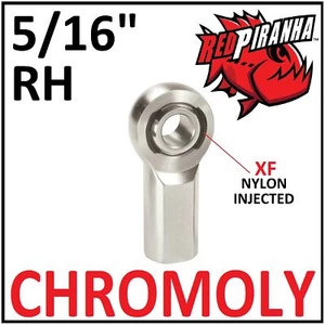 RH 5/16-24 BORE 5/16 CHROMOLY FEMALE HEIM JOINT LINKAGE ROD END BALL STEERING - Foto 1 di 1