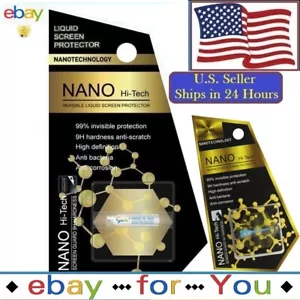 Nano Liquid Glass Screen Protector Invisible Universal All Cell Phones Tablets  - Picture 1 of 9