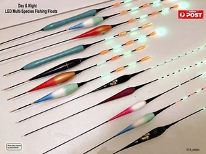 Electric Glow Bobber LED Day Night float Multi Species Fishing Floats Hairtail - Bild 1 von 140