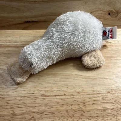 Ganz WEBKINZ HS021 Lil Kinz GOOGLES Peluche Blanco SIN CÓDIGO Foto 1 de 4