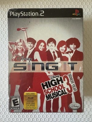 PS2 Disney Sing It High School Musical Senior Year Paquete con Micrófono Sellado Foto 1 de 4