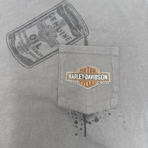 Camiseta Harley-Davidson Goteo Oil Can Central Texas Old School Para Hombre Grande - Imagen 1 de 11